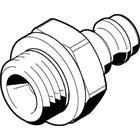 ks3-18-a Festo Brass Male Pneumatic Quick Connect Coupling, G 1/8 Female Threaded