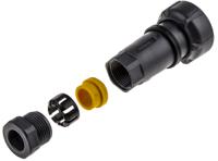 pxp701002pst1113 Bulgin Circular Connector, 2 Contacts, Cable, Standard Connector, Plug, Male, IP66, IP68, IP69K, Buccaneer 7000 Series