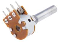 rk1631210ay7 Alps Alpine RK163 10kΩ Rotary Carbon Film Potentiometer, Panel Mount (Through Hole), RK1631210AY7