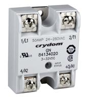 84134010 Sensata Crydom GN Series Series Solid State Relay, 25 A rms Load, Panel Mount, 280 V ac Load, 32 V dc Control