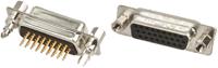 09562517513 HARTING D-Sub High Density 26 Way Through Hole D-sub Connector Socket, 2.29mm Pitch, with 4-40 UNC Female Screwlocks,
