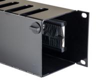 5502235 Rittal Steel Cable Management Panel, 482.6 x 100mm