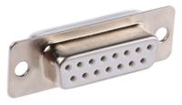 61801524923 Wurth Elektronik 618 15 Way Cable Mount D-sub Connector Socket, 2.77mm Pitch