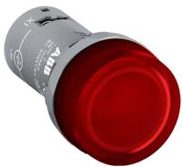 1sfa619403r5021-cl2-502r ABB, Panel Mount Red LED Pilot Light, 22mm Cutout, IP66, IP67, IP69K, Round, 24V ac/dc