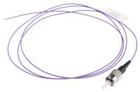 536-8604 RS PRO ST to Unterminated Simplex Multi Mode OM3 Fibre Optic Cable, 50/125μm, White, 1m