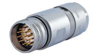 7206-5-12-03-d Hummel Circular Connector, 12 Contacts, Cable, M23 Connector, Plug, Male/Female, IP67, M 23 EMV Hummel Series