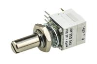 14921f0gjsx13102ka Vishay 149 1kΩ Rotary Potentiometer 2-Gang, Panel Mount (Through Hole), 14921F0GJSX13102KA