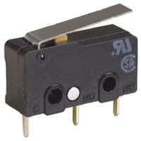 ss-01gl-ed Omron Roller Lever Micro Switch, PCB Terminal, 100 mA @ 30 V dc, SPDT, IP40