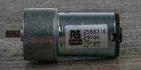 258-8316 RS PRO Geared DC Geared Motor, 24 V dc, 20 Ncm, 75 rpm, 5mm Shaft Diameter