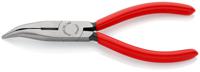 25-21-160 Knipex Long Nose Pliers, 160 mm Overall, Angled Tip, 50mm Jaw