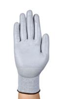 11755100 Ansell Hyflex Grey Polyurethane Work Gloves, Size 10, Polyurethane Coating