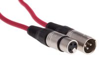 742-4513 RS PRO Female 3 Pin XLR to Male 3 Pin XLR  Cable, Red, 5m