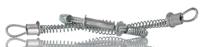 250-9131 RS PRO 22in Long Galvanised Steel Hose Whipcheck, 1/2in Hose Size Compatibility