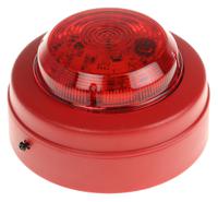 811021full-0080 Eaton Series Red Flashing Beacon, 9 → 60 V dc, Surface Mount, LED Bulb