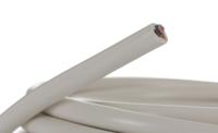 253-7005 RS PRO Mains 1mm² 3 Core Power Cable, White PVC, 5m
