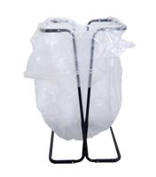 ss800 Viso SS800 130L Black Steel Bin Bag Holder