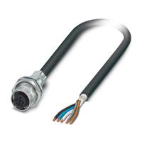 1419331 Phoenix Contact Straight Female 5 way M12 to Straight Unterminated Sensor Actuator Cable, 2m