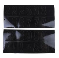 514-846 RS PRO Black Self Adhesive Numbers, 50mm Character Height