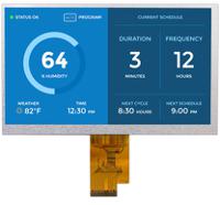 dt070dtft-ips-hb-pts Displaytech DT070DTFT-IPS-HB-PTS LCD Colour Display, 7in, 1024 x 600pixels