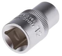 830-4108 RS PRO 1/2 in Drive 12mm Standard Socket, 12 point