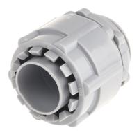 429-640 RS PRO Straight, Conduit Fitting, 25mm Nominal Size, M25, Nylon 66, Grey IP55 rating
