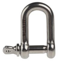 183-5914 RS PRO D-Shackle, Stainless Steel, 120kg