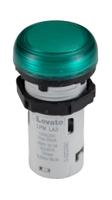 lpmla3 Lovato, LPML, Panel Mount Green LED Pilot Light, 22mm Cutout, IP66, IP67, IP69K, Round, 12V