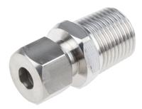 123-5579 RS PRO 1/2 NPT Compression Fitting for Use with Thermocouple or PRT Probe, 8mm Probe, RoHS Compliant Standard