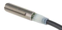 e2a-s08ks02-wp-c1-2m Omron Inductive Threaded Barrel Proximity Sensor, M8, 2 mm Detection, NPN NO, 12 → 24 V dc