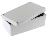 110123101 ROLEC Conform Series Grey Die Cast Aluminium Enclosure, IP66, IP67, Grey Lid, 225.5 x 125.5 x 90mm