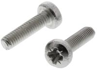 797-6190 RS PRO Pozi M2.5 Pan A2 304 Stainless Steel Machine Screws DIN 7985 x 10.0mm