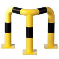 174-5899 RS PRO Black & Yellow Steel Protection Barrier