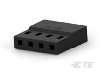 2316102-4 TE Connectivity, AMPMODU Female PCB Connector Housing, 2mm Pitch, 4 Way, 1 Row