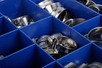 hgsab2 HI-GRIP 76 Piece Stainless Steel Worm Drive Hose Clip Kit, 9.5 → 12mm and 35 → 50mm Inside Diameter