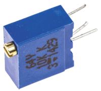 m64y103kb40 10kΩ, Through Hole Trimmer Potentiometer 0.5W Top Adjust Vishay, 64Y