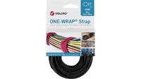 vel-ow64802 VELCRO® Fire retardant Black Reclosable Fastener, 25mm x 300mm
