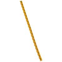 0-384-35 Legrand Clip On Cable Marker, Black on Yellow, Pre-printed "Z", for Cable, 0 384 35
