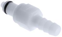 pmcd22-04 Colder Products Hose Connector, Straight Hose Tail Coupling 1/4in ID, 8.3 bar