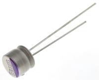 20sep22m Panasonic 22μF Through Hole Polymer Capacitor, 20V dc