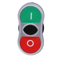 188-1199 RS PRO Green, Red Spring Return Push Button Head, 22mm Cutout, IP65