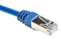 791-7040 RS PRO, 20m Cat6, Blue RJ45 to Male RJ45 Male, F/UTP Shielded, Terminated LSZH Sheath
