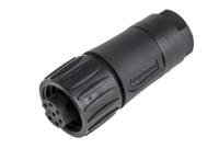 c016-30d006-100-12 Amphenol Industrial Circular Connector, 6 Contacts, Cable, Standard Connector, Socket, Female, IP67, Ecomate M Series