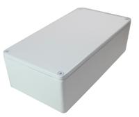 rtm500515-wh CAMDENBOSS 5000 Series White Die Cast Aluminium Enclosure, IP54, White Lid, 152 x 82 x 50mm
