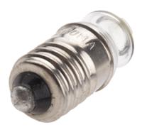 655-9306 RS PRO E10 Indicator Light, Clear, 2.4 V, 300 mA, 4h