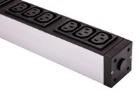 7240201 Rittal IEC C13 Power Distribution Unit, 2m Cable, 10A, 250 V, Fused