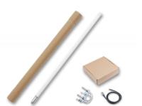 zcw-ab0004-1300 Okdo ZCW-AB0004-1300 Round WiFi Antenna with N Type Connector