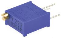 3296y-1-222lf 2.2kΩ, Through Hole Trimmer Potentiometer 0.5W Top Adjust Bourns, 3296