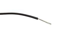 196-4310 RS PRO Black 0.75 mm² Hook Up Wire, 18 AWG, 24/0.2 mm, 100m, PVC Insulation