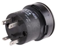 k84-6034609 EAO 84 Series Illuminated Push Button Switch, Momentary, Panel Mount, 22.5mm Cutout, SPST, Yellow LED, 24V dc, IP67