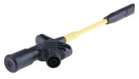 972307100 Hirschmann Test & Measurement Black Grabber Clip with Split Clamp, 10A, 1kV, 4mm Socket